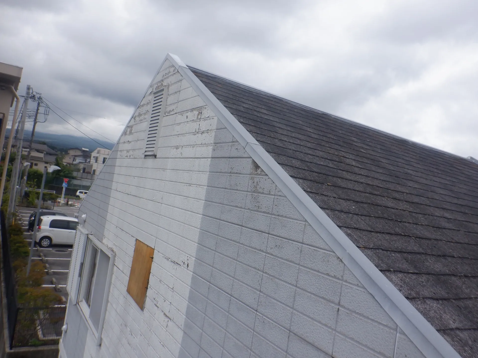 火災保険の申請・屋根外壁塗装工事着工後